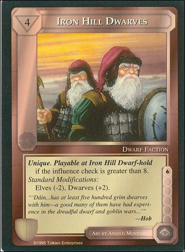 Middle-Earth: The Wizards (Base Set) card 231 Iron Hill Dwarves