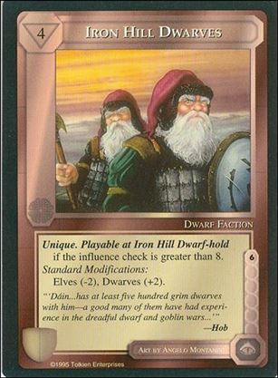 Middle-Earth: The Wizards (Base Set) card 231 Iron Hill Dwarves