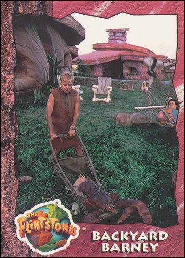 Flintstones: The Movie (Base Set) card 53 Backyard Barney