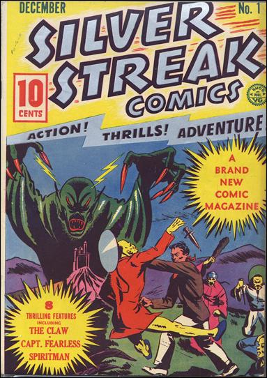 Silver Streak Comics (1939) issue 1 Silver Foil Cover