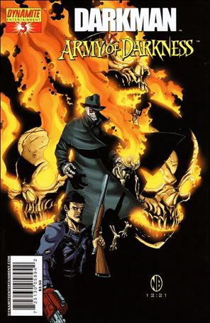 Darkman vs the Army of Darkness issue 3-B Nick Bradshaw Cover