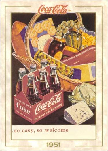 Coca-Cola Collection Series 1 (Base Set) card 60 So Easy, So Welcome
