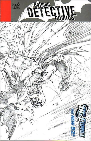 Detective Comics (2011) issue 6-B Wraparound 1:25 Sketch Cover