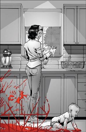 Babyteeth issue 2-F Brent Peeples Unknown Comics B&W Cover 1/100