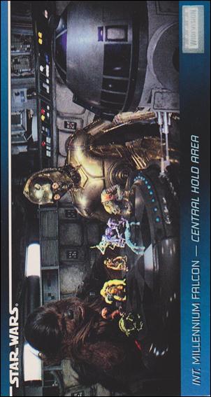 Star Wars Widevision (Base Set) card 57 Int. Millennium Falcon - Central Hold Area