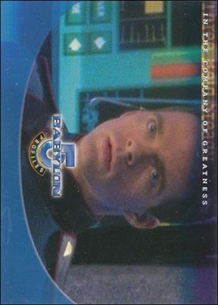 Babylon 5: Profiles (Base Set) card 31 Three Held Steady: In the Company of Greatness