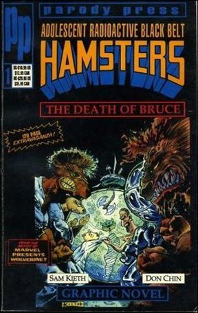 Adolescent Radioactive Black Belt Hamsters: The Death of Bruce Graphic Novel Cover Image 1