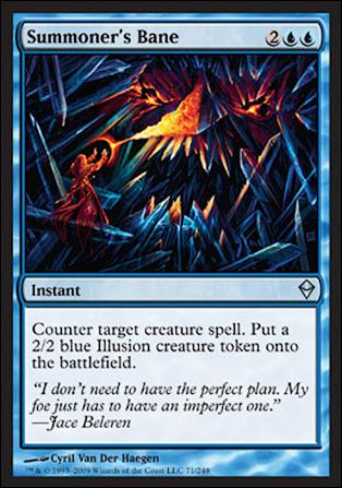 Magic The Gathering: Zendikar (Base Set) card 71 Summoner's Bane