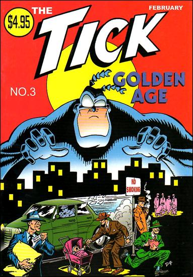 Tick's Golden Age Comic issue 3 Criminally Maniacal Cover