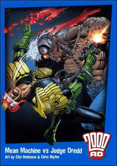30 Years of 2000 AD: Series One (Base Set) card 6 Mean Machine vs Judge Dredd