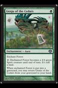 Magic the Gathering: Duel Decks: Garruk vs. Liliana (Base Set) card 13 Genju of the Cedars