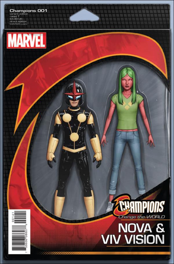 Champions (2016) issue 1-I  John Tyler Christopher NOW Action Figure Cover