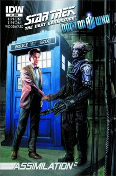 Star Trek: The Next Generation / Doctor Who: Assimilation2 issue 6 J.K. Woodward Cover