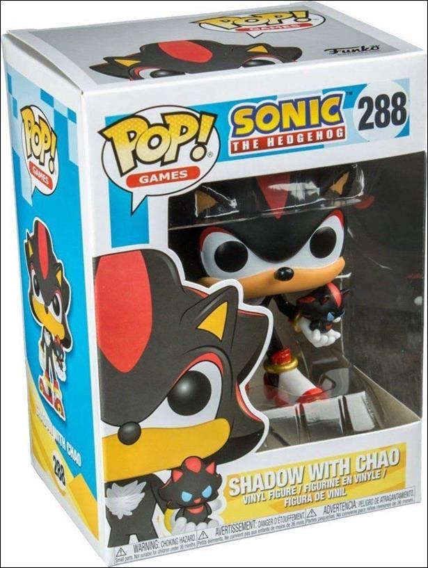 POP! Games figure 288 Shadow with Chao