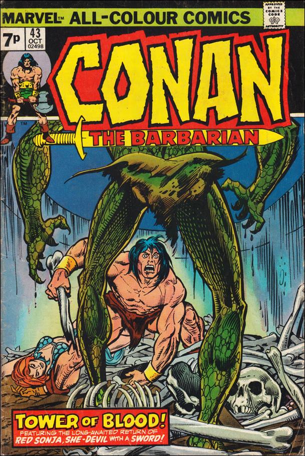 Conan the Barbarian (1970) issue 43-B UK Price Cover