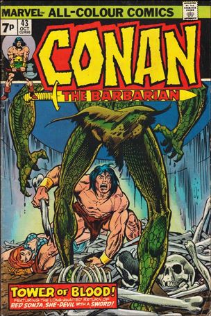 Conan the Barbarian (1970) issue 43-B UK Price Cover