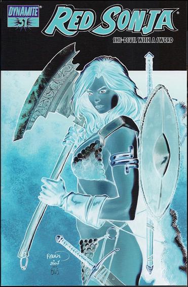 Red Sonja (2005) issue 31-D Paul Renaud Negative Cover