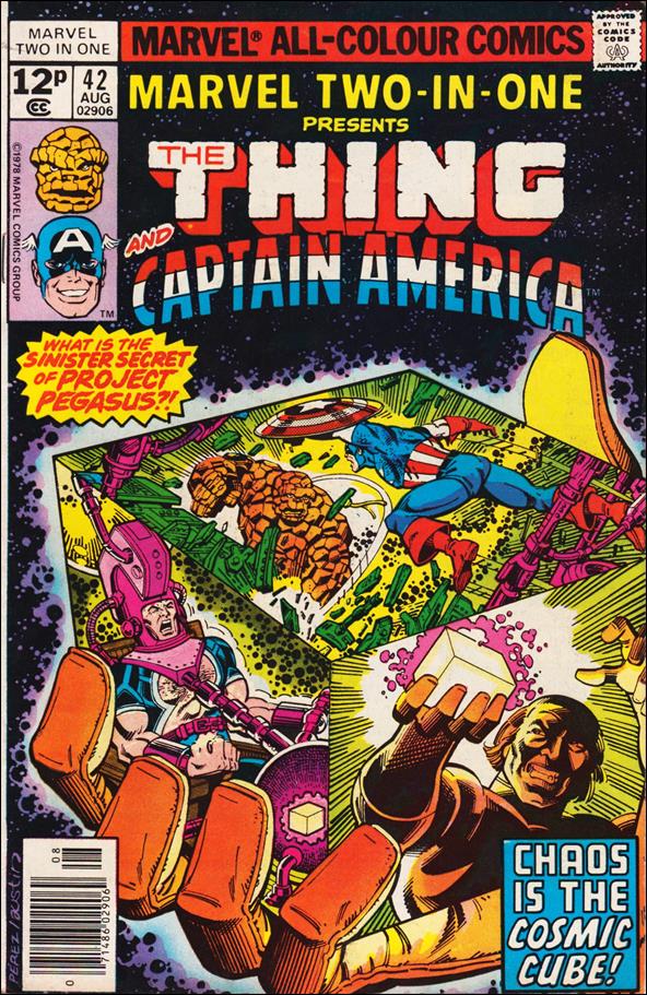 Marvel Two-in-One (1974) issue 42-B UK Price Cover