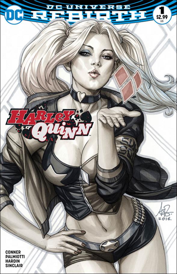 Harley Quinn (2016) issue 1-TV Stanley "Artgerm" Lau Legacy Copic Cover