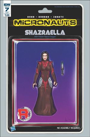Micronauts (2016) issue 7-D  Adam Riches Action Figure Subscription Cover