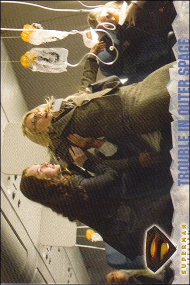 Superman Returns: The Movie (Base Set) card 52 Trouble In Outer Space