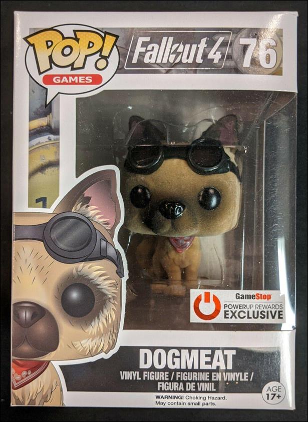 POP! Games figure 76-B Dogmeat (Flocked)