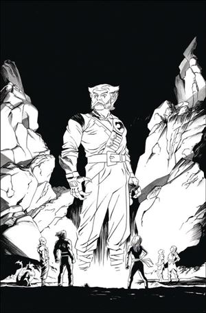 Thundercats (2024) issue 8-M Declan Shalvey B&W 1:15 Virgin Cardstock Cover