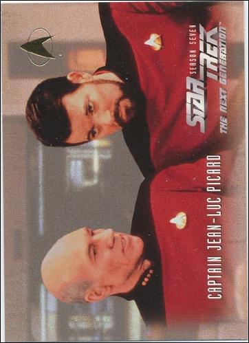 Star Trek: The Next Generation - The Episode Collection Season Seven (Base Set) card 722 Captain Jean-Luc Picard