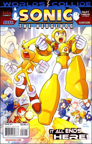 Sonic the Hedgehog (1993) issue 251 Patrick "Spaz" Spaziante Cover