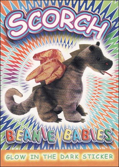 Beanie Babies Series 4 (Glow in the Dark Sticker Subset) card nn22 Scorch