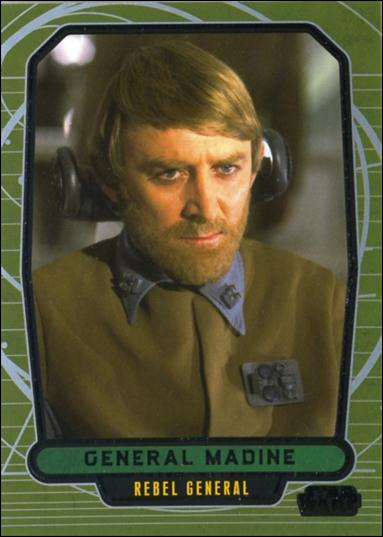 Star Wars Galactic Files (Base Set) card 166 General Madine Rebel General