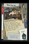 X-Files: Premiere Edition (Base Set) card XF96-0034v1 Run For It!