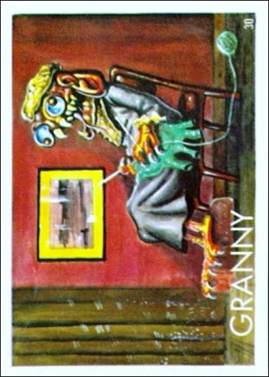 Ugly Stickers (1965) (Base Set) card 30 Granny