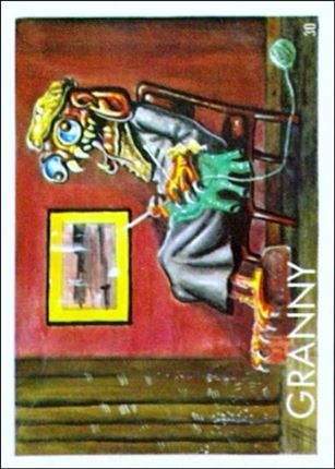 Ugly Stickers (1965) (Base Set) card 30 Granny