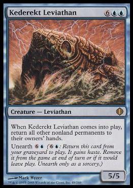 Magic the Gathering: Shards of Alara (Base Set) card 48 Kederekt Leviathan