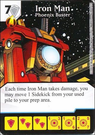 Marvel Dice Masters Avengers vs. X-Men  card AvX 11 Iron Man: Phoenix Buster
