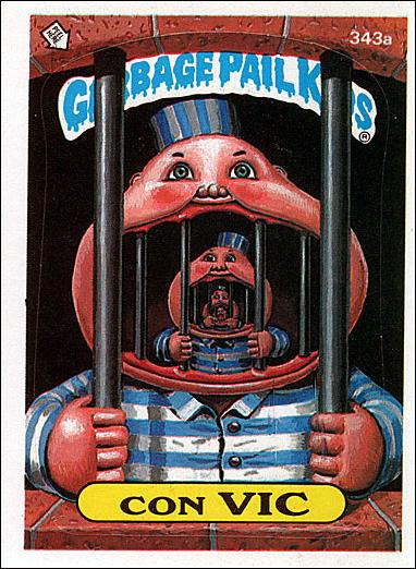 Garbage Pail Kids: Series 09 (Base Set) card 343a Con Vic