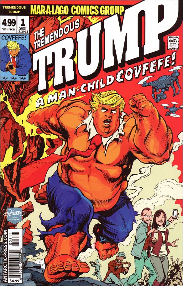 Tremendous Trump: Man-Child Covfefe issue 1 Brian Denham Homage Cover