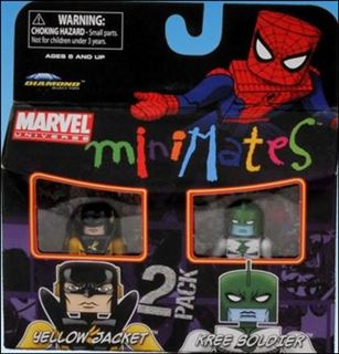 Marvel Minimates figure 93 Yellow Jacket and Kree Soldier