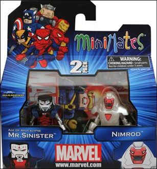 Marvel Minimates figure 120-B Age of Apocalypse Mister Sinister and Nimrod