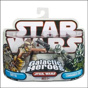 Star Wars: Galactic Heroes figure 58 Tarfful and Commander Gree 