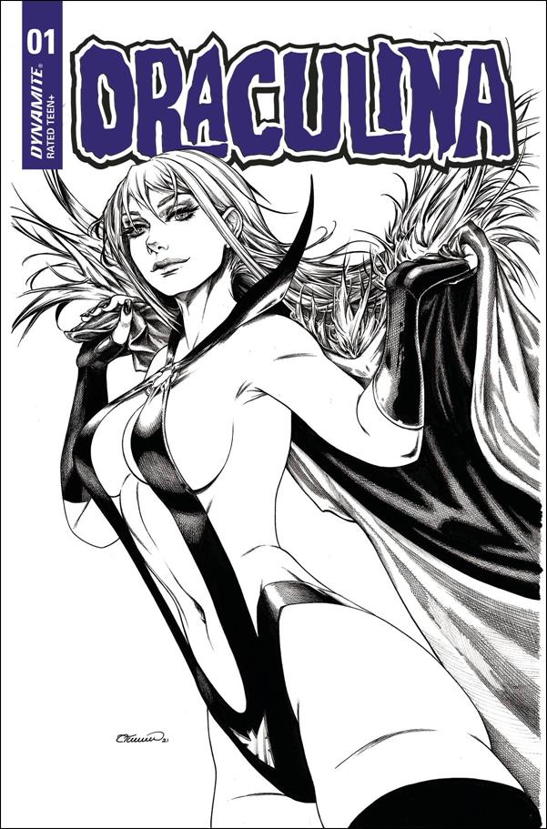Draculina (2022) issue 1-U Collette Turner 1:40 Black & White Cover