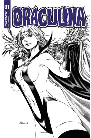 Draculina (2022) issue 1-U Collette Turner 1:40 Black & White Cover