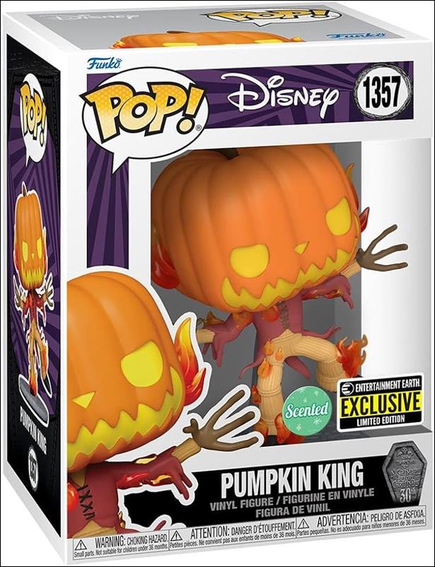 POP! Disney figure 1357-B Pumpkin King  (Scented)