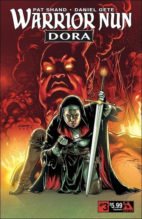 Warrior Nun Dora issue 3-G Gabriel Andrade Napoleonic Era Cover