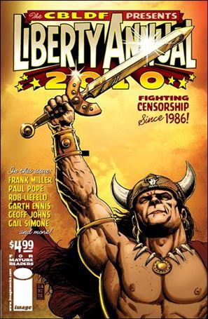 CBLDF Presents Liberty Annual issue 2010-B Darick Robertson Cover