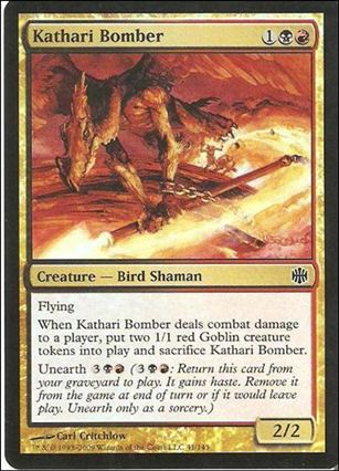 Magic The Gathering: Alara Reborn (Base Set) card 41-B Kathari Bomber (foil)