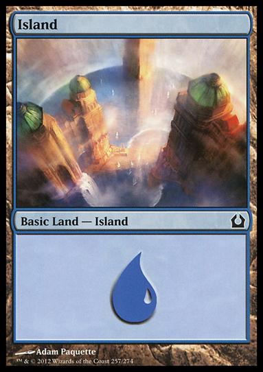 Magic the Gathering: Return to Ravnica (Base Set) card 257 Island