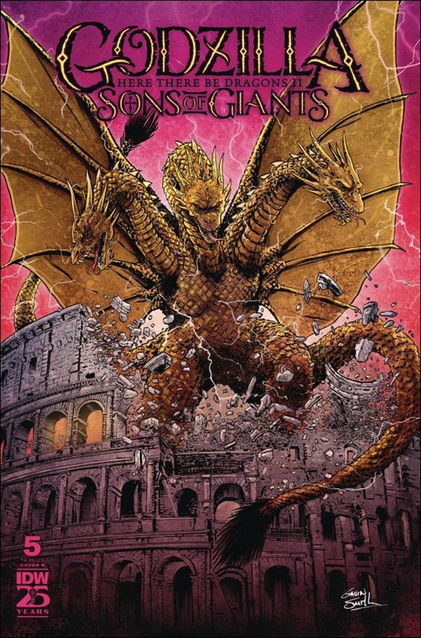 Godzilla: Here There Be Dragons II - Sons of Giants issue 5-B Gavin Smith Cover
