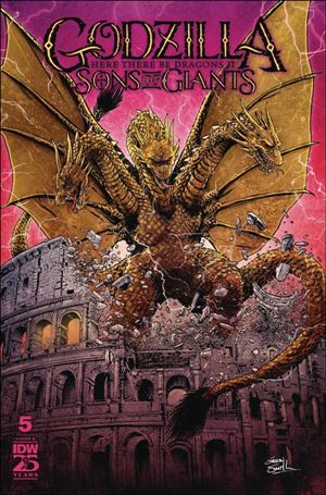 Godzilla: Here There Be Dragons II - Sons of Giants issue 5-B Gavin Smith Cover